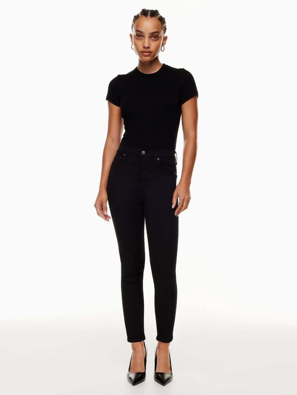 Denim Forum The Lola High Rise Skinny